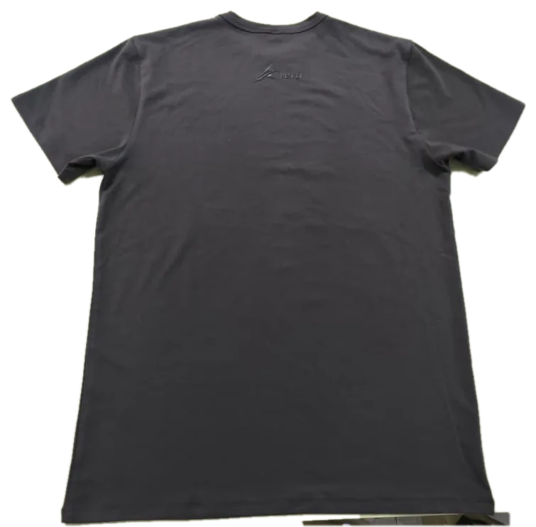 Avero Origin Tee in Charcoal, back view